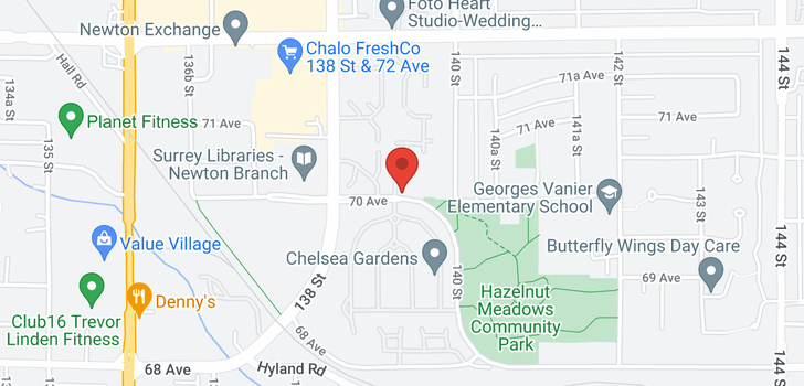 map of 315 13911 70 AVENUE